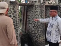 Pastikan Irigasi Lancar, Camat Comal Tinjau Bendungan Gerak dan Sungai Banger.