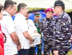 Bantu warga bangkit, Kodaeral lll hadir di tengah pengungsian kebakaran Kemayoran.