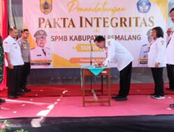PEMALANG – TEGASKAN KOMITMEN ANTI-KORUPSI, FORKOPIMDA TANDATANGANI PAKTA INTEGRITAS SPMB 2026