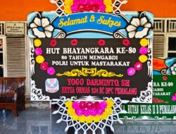 Ketua Ormas 234 SC DPC Pemalang Sampaikan Ucapan Selamat Hari Bhayangkara ke-80