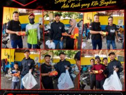 JUMAT BERKAH ORMAS 234 SC DPC PEMALANG, BERBAGI NASI BOK KEPADA WARGA DI KAWASAN PASAR LOAK