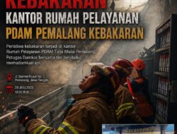 Kebakaran Melanda Kantor Pelayanan PDAM Kabupaten Pemalang, Diduga Berawal dari Pembakaran Sampah di Sekitar Lokasi, Kerugian Capai Puluhan Juta Rupiah
