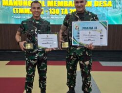 Kodam IV/Diponegoro Torehkan Prestasi pada LKJ TMMD ke-129, Dansatgas Raih Juara II dan Wartawan Juara I