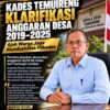Kades Temuireng Klarifikasi Anggaran Desa 2019–2025, Pemdes Sebut Akumulasi Capai Rp19,98 Miliar