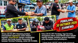 Jumat Berkah Penuh Kepedulian, 234 SC DPC Pemalang Hadir Berbagi Ratusan Nasi Kotak untuk Masyarakat Di Wilayah Terminal Pemalang